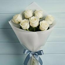Букет 7 Белых роз Эдлесс Лав #REPLACE_PRED# Макарьеве