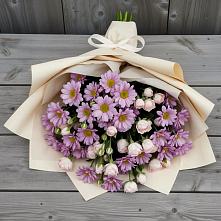 Букет цветов из:  Розы и Хризантемы в Макарьеве