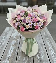 Букет цветов из:  Розы и Хризантемы в Макарьеве