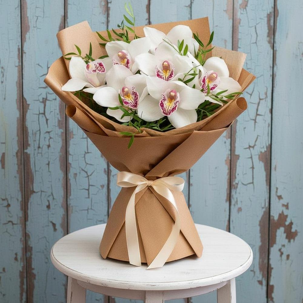 Букет цветов из: Орхидеи и Розы в Макарьеве