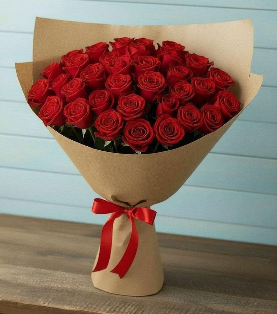 Букет Красные розы Милано в Макарьеве