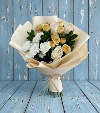Букет цветов из:  Розы и Хризантемы #REPLACE_PRED# Макарьеве