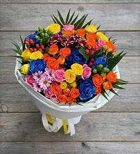 Букет цветов из:  Розы и Хризантемы #REPLACE_PRED# Макарьеве