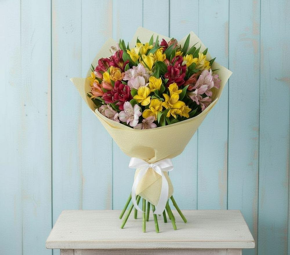 Букет цветов из: Альстромерии в Макарьеве