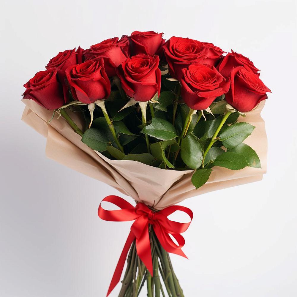 Букет 11 Красных роз Эдлесс Лав в Макарьеве